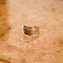 The Grain Ring - Solid 18K Gold