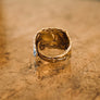 The Bison Ring - Solid 18K Gold