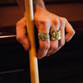 The Grain Ring - Solid 18K Gold