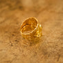 The Bison Ring - 18k Gold Plated