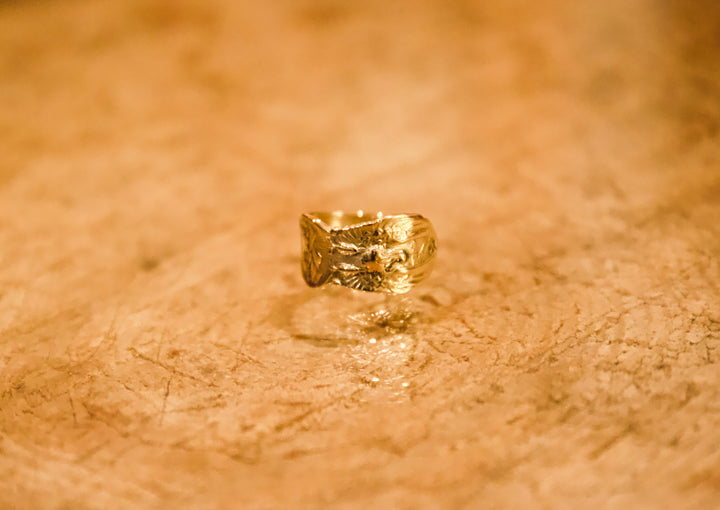 The Eagle Ring - Solid 18k Gold