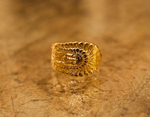 The Headdress Ring - 18k Gold plated