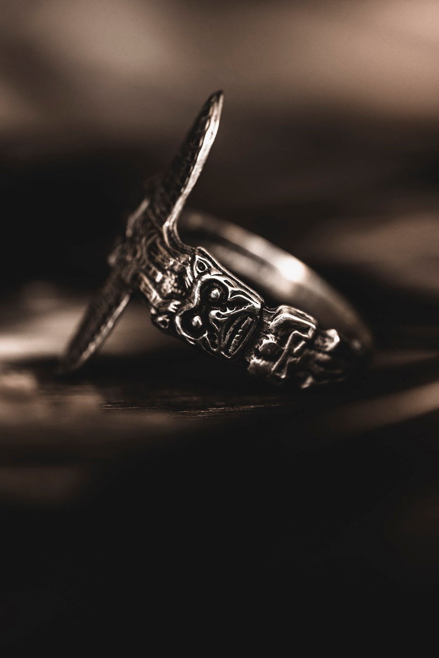 Totem Pole Ring – Oil & Forge Co.